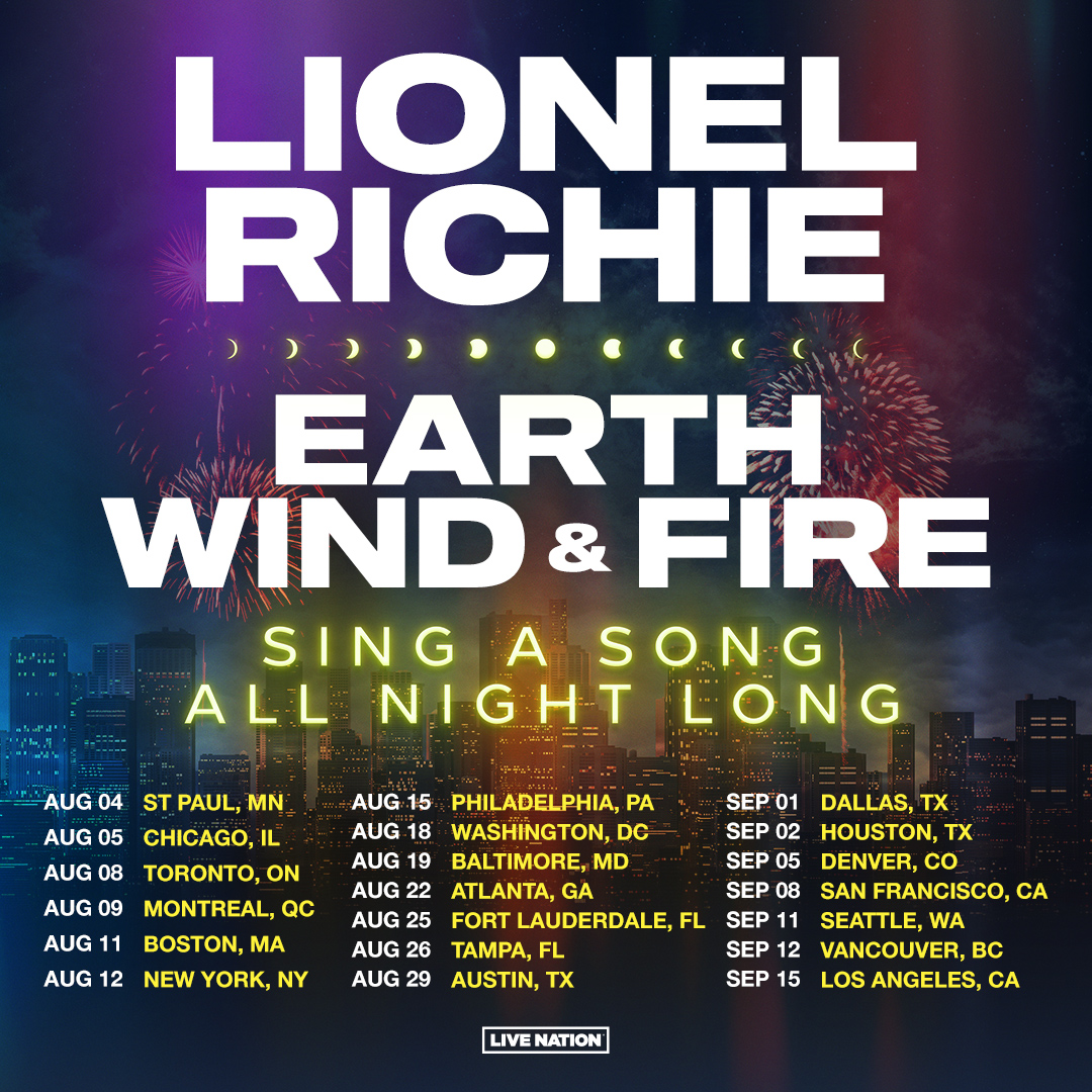 earth wind and fire experience tour dates